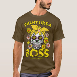 Neuroblastom Sensibilisierungskampf wie ein Chef T-Shirt