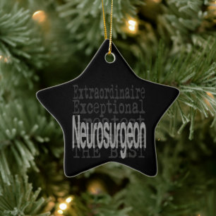 Neurochirurg Extraordinaire Keramik Ornament
