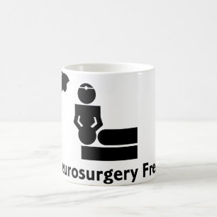 Neurochirurgie-ungewöhnliche Kaffeetasse (weiß)