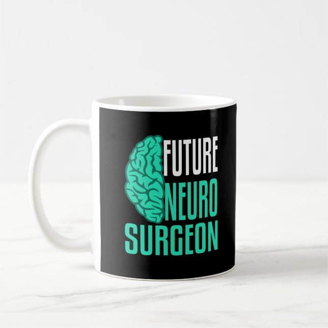 Neurochirurgon Operation Intern Resident Geschenk Kaffeetasse (Links)