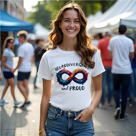 Neurodivere und stolze Autismus-Bewusstsein T-Shirt