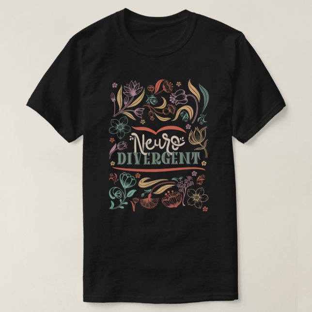 Neurodivergent Classic T - Shirt Copy (Design vorne)