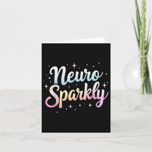 Neurodivergent Funkelnd Adhd & Amp; Asd insighful Karte