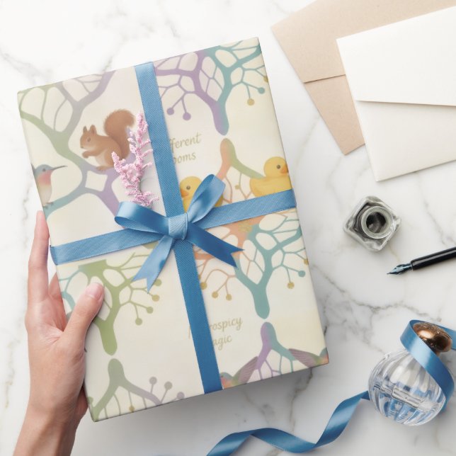  Neurodivergent Gift Wrapping - Neurospicy Magic Geschenkpapier (Schenken)