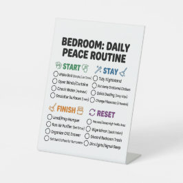 Neurodivergent Home Cleaning Routine Checklist Sockelschild