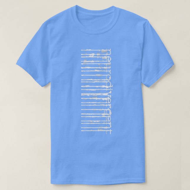 Neurodivergent ist anders und normal T-Shirt (Design vorne)