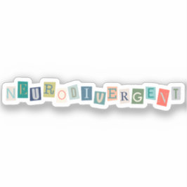 Neurodivergent | Sensibilisierung für die Neurovie Aufkleber