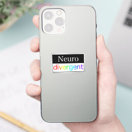 Neurodivergent | Sensibilisierung für die Neurovie Aufkleber