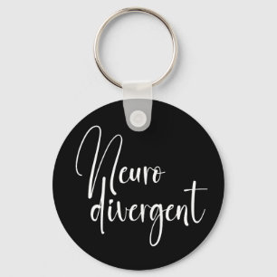 Neurodivergent   Sensibilisierung für die Neurovie Schlüsselanhänger