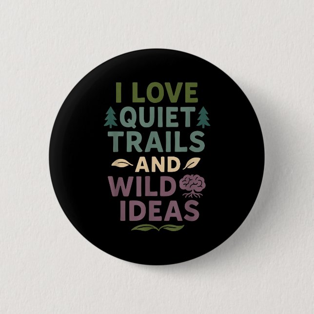 Neurodivergenter Introvertierter Adhd Autismus Wal Button (Vorderseite)