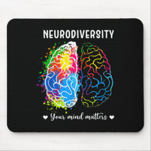 Neurodivergenz Positivität Dein Geist Autismus Awa Mousepad