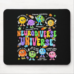 Neurodiverses Universum Neurodiversität Autismus Mousepad