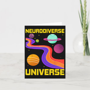 Neurodiverses Universum Neurovielfalt und Autismus Karte