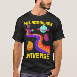 Neurodiverses Universum Neurovielfalt und Autismus T-Shirt