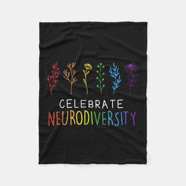 Neurodiversifizierung - Sensibilisierung für psych Fleecedecke (Vorderseite)