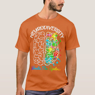 Neurodiversität Autismus-Spektrum ASD ADHS Regenbo T-Shirt