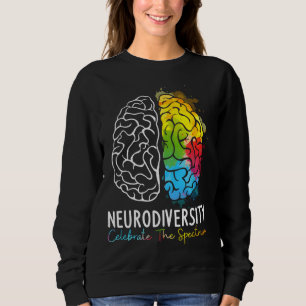 Neurodiversität feiert das Spektrum Autismus-Unter Sweatshirt