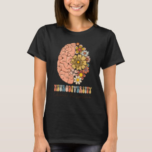 Neurodiversität feiert das Spektrum Gehirn Autismu T-Shirt