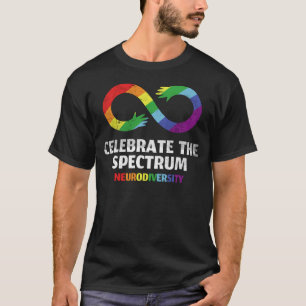 Neurodiversität feiert Spektrum Unendlichkeit Vint T-Shirt