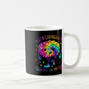 Neurodiversität Gehirn Autismus-Bewusstsein Asd Ad Kaffeetasse