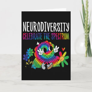 Neurodiversität Gehirn Autismus-Bewusstsein Asd Ad Karte