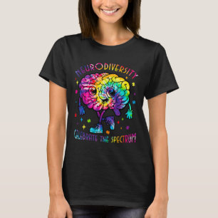 Neurodiversität Gehirn Autismus-Bewusstsein Asd Ad T-Shirt