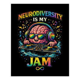 Neurodiversität ist mein Ding Poster
