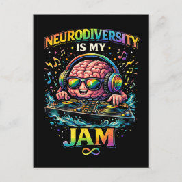 Neurodiversität ist mein Ding Postkarte