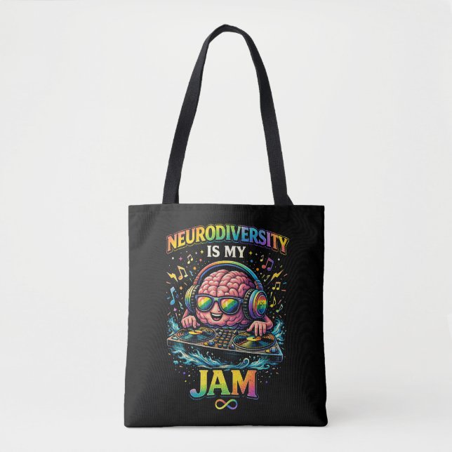 Neurodiversität ist mein Ding Tasche (Vorderseite)