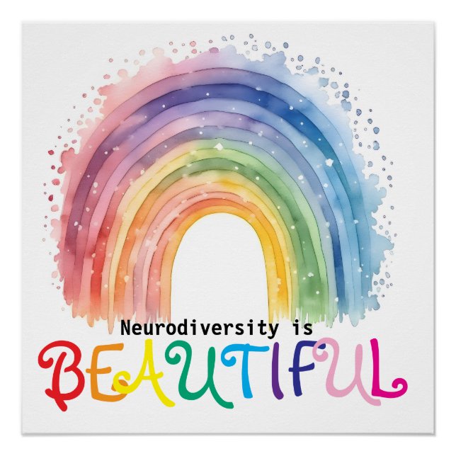 Neurodiversität ist Schön,  Poster (Vorderseite)