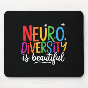 Neurodiversität ist schön Sped ADHS Autismus bewus Mousepad