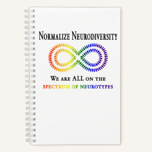 Neurodiversität normalisieren notizbuch