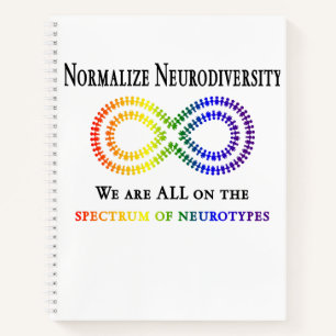 Neurodiversität normalisieren notizbuch