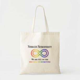 Neurodiversität normalisieren tragetasche