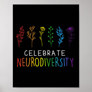 Neurodiversität Psychische Gesundheit Autismus-Bew Poster