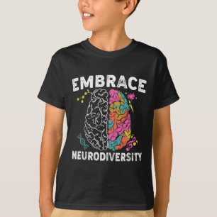 Neurodiversität umarmen Adhs Autismus-Bewusstsein T-Shirt