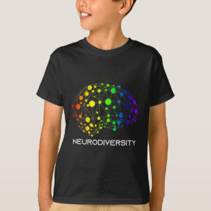 Neurodiversität umarmen Autismus Adhd Asd Gehirn S T-Shirt