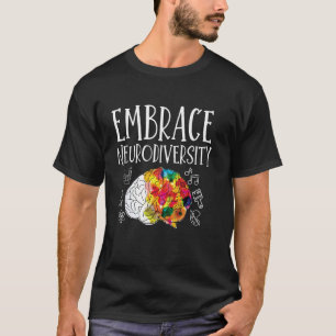 Neurodiversität umarmen Autismus-Bewusstsein ASD M T-Shirt