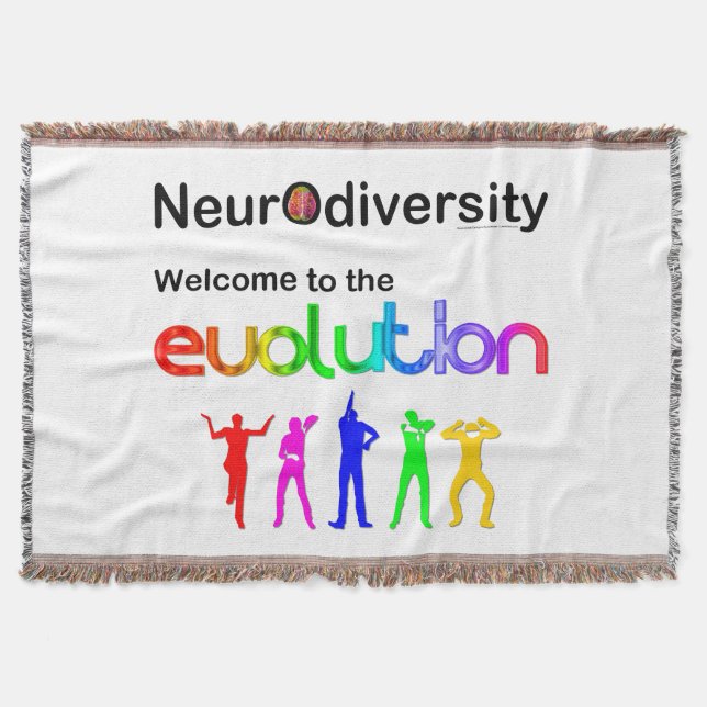 Neurodiversität Willkommen bei der Evolution Decke (Vorderseite)