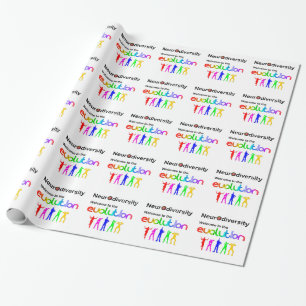 Neurodiversität Willkommen bei der Evolution Geschenkpapier