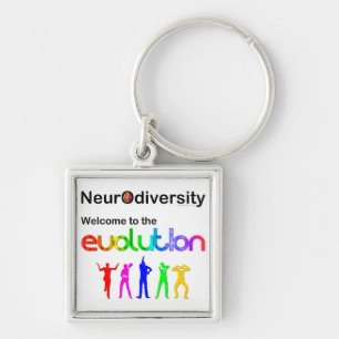 Neurodiversität Willkommen bei der Evolution Schlüsselanhänger