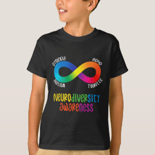 Neurodiversitätsbewusstsein Adhd Autismus Dyslexie T-Shirt