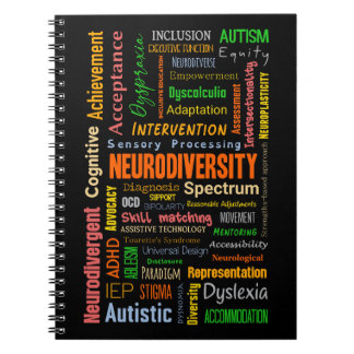 Neurodiversity-Autismus ADHD Spiral Notebook Notizblock