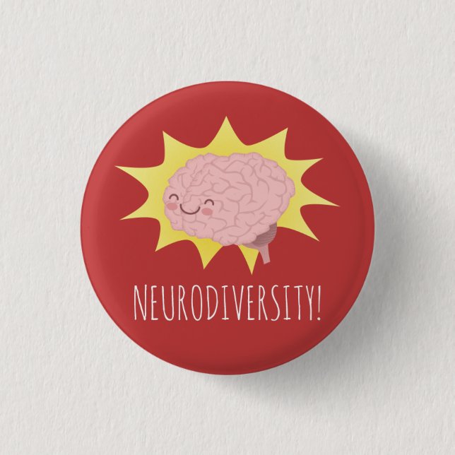 Neurodiversity! Button (Vorderseite)