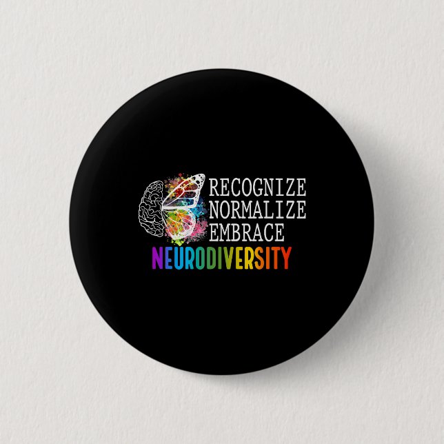 Neurodiversity erkennt Embrace normalisieren Admin Button (Vorderseite)