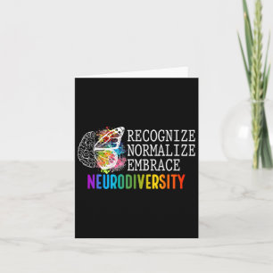 Neurodiversity erkennt Embrace normalisieren Admin Karte