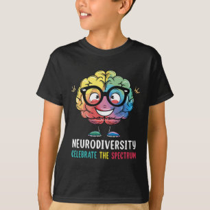 Neurodiversity Hirn Autismus Bewusstsein für Adhor T-Shirt