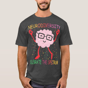 Neurodiversity Hirnautismus Bewusstsein ASD ADHD M T-Shirt