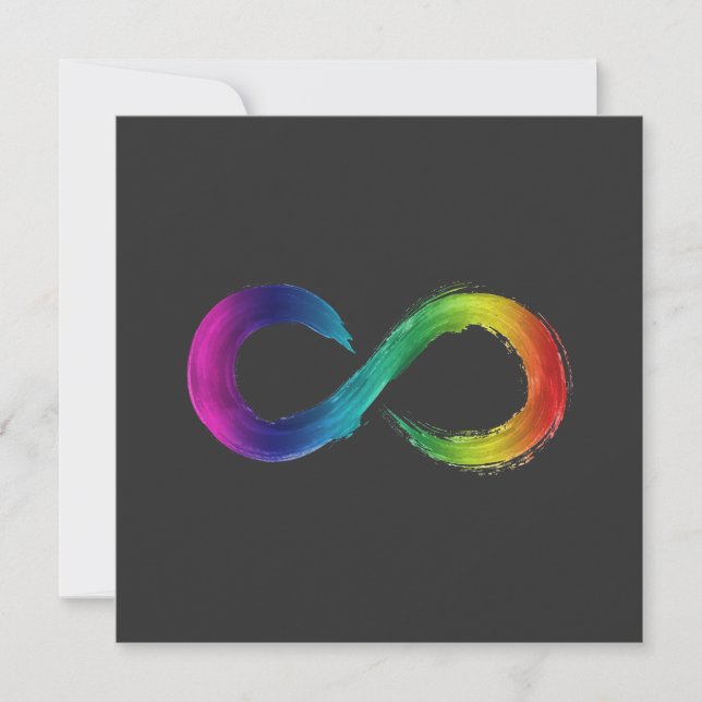 Neurodiversity Infinity Logo card  (Vorderseite)