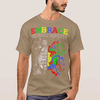 Neurodiversity Shirt - Embrace ADHD Autism ASD
